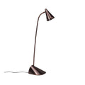**Luminária de Mesa Moderna com Design em Cone e Base Sólida**