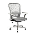 **Cadeira Ergonômica com Encosto de Malha e Apoio de Braços Ajustáveis**